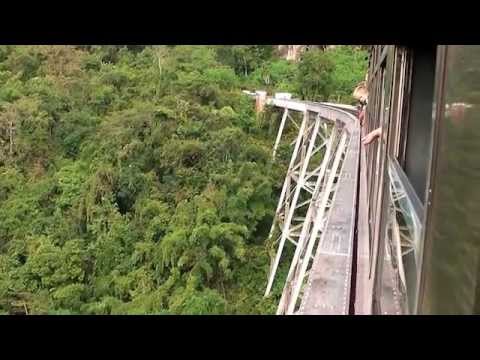 Myanmar   train ride over the Gokteik viaduct