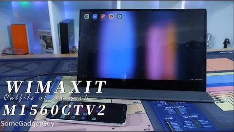 Working On The Go with Wimaxit M1560CTV2 | Killer Portable Monitor to Help You Expand!