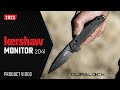 Video: มีดพับ Kershaw Monitor DuraLock Lock Knife Black FRN (D2 3.0" Stonewash),2041