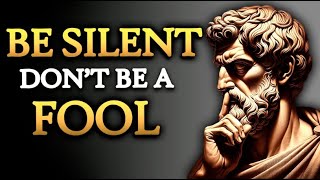 Silence is the height of contempt, 10 Traits of People Who Speak Less - Stoicism