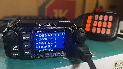 Radioddity DB25 G  GMRS mobile radio
