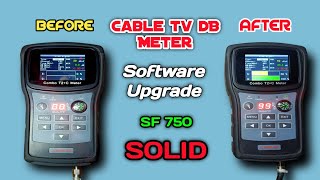 db meter Solid sf-750 t2+c combo (ber+mer) rf signal meter screenshot 5