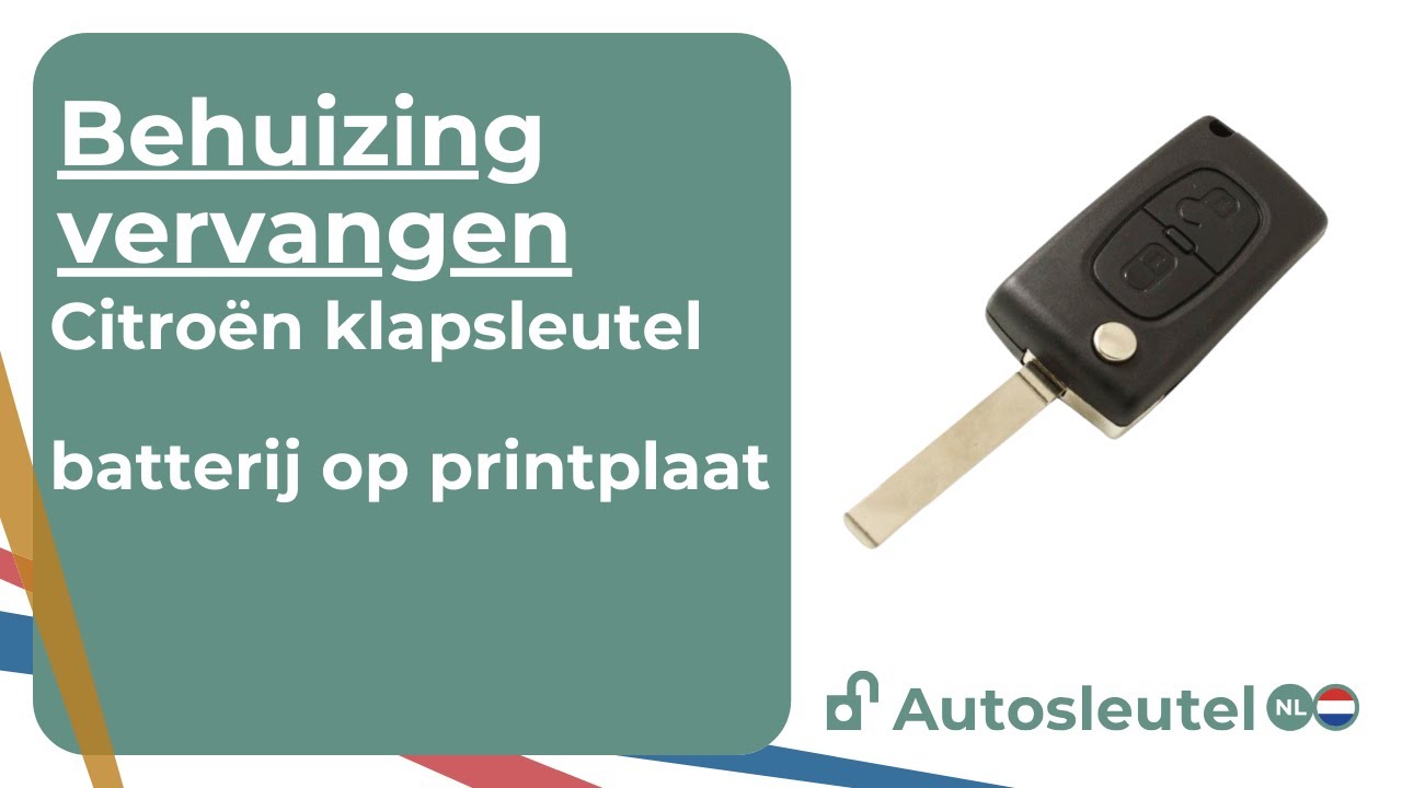 DigitalTech® - behuizing met 2 toetsen, compatibel met Peugeot