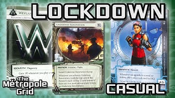Android: Netrunner // B.A.B.W. Lockdown vs. Leela - Casual