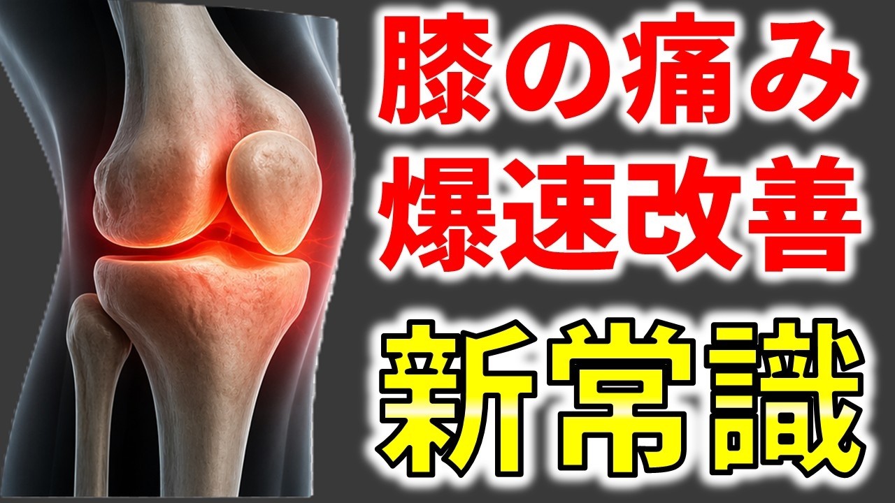 【膝痛】爆速で治すための新常識3選｜60代がやりがちな「逆効果」とは？