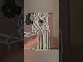 Macrame heart ❤️ || home decor #shorts #viral#diy