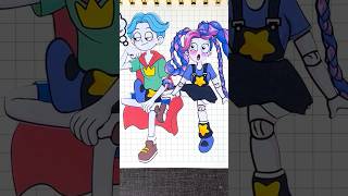 POPPY PLAYTIME 5 - LILY LOVEBRAIDS and BROTHER | Sticker Book DIY #paper #papercraft