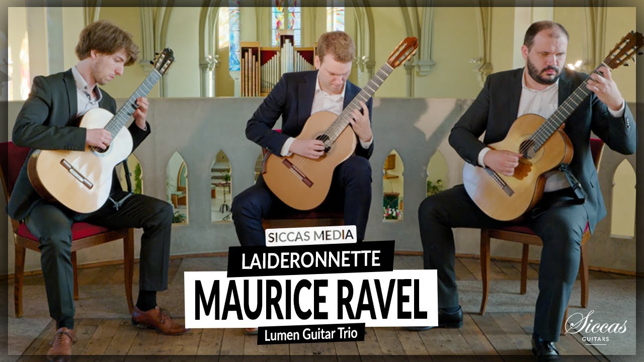Lumen Guitar Trio plays Laideronnette by Maurice Ravel | Siccas Media