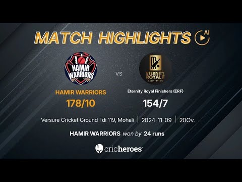 Hamir Rp Match Highlights | Hamir warrior Vs ERF | VPL E6 | Relive the most ...