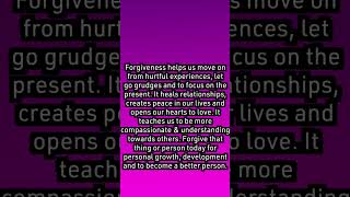 POWERFUL lesson on forgiveness - #shorts #motivation