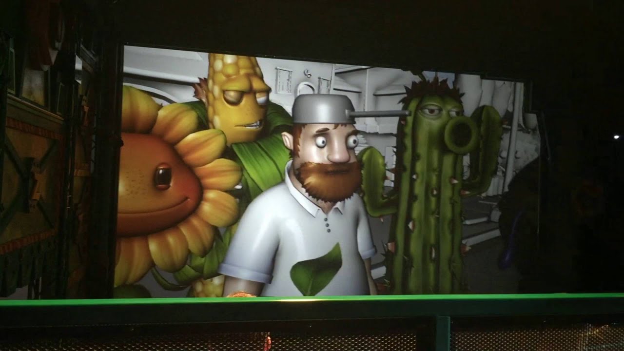 PLANTS VS. ZOMBIES GARDEN WARFARE: 3Z ARENA POV-ON RIDE (FULL EXPERIENCE) Carowinds Opening Day 2016