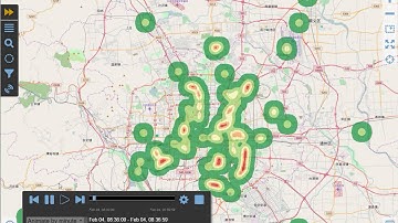 Animated Taxi Locations in Visual Crossing 4