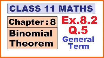 Maths 11 Ex.8.2 (Q.5) Ch:8 Binomial Theorem | Ncert | Cbse.