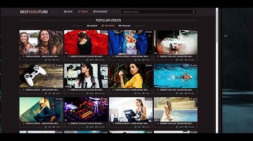 Template 9 - Color Scheme 6 (For Video Website)