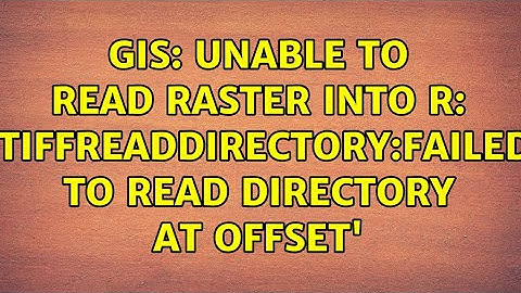 GIS: Unable to read raster into R: 