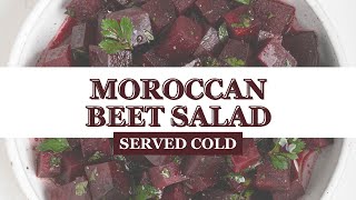 Cold Moroccan Beet Salad