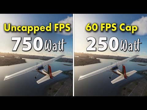 Capped vs Uncapped FPS - Power Consumption // RTX 4090 + 7950X