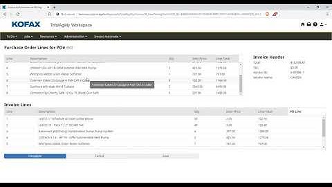 Line Item and PO Matching in Kofax TotalAgility, by ImageTech Systems