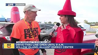 Volunteers excited to help during Take Your Brat to Work Day