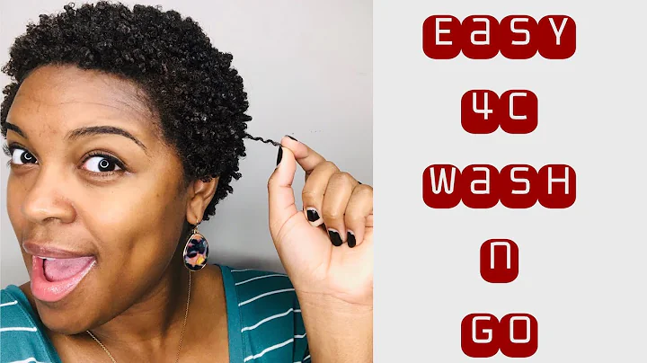 Easy, Wash and Go Routine using Wetline Xtreme Gel || TWA 4c Hair