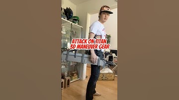 Attack on Titan 3D Maneuver Gear by Universal Studios!! #shorts #attackontitan #aot