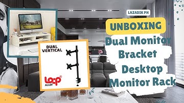 UNBOXING | LOOP ALLOY DUAL MONITOR BRACKET + LAPTOP STAND & DESKTOP MONITOR RACK
