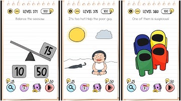 Brain Test: Tricky Puzzles - Levels 371-380 Walkthrough Gameplay