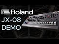 Roland JX-08 Sound Demo (no talking)