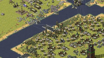 Red alert 2 | Extra hard | 7 vs 1 | Yuri vs 7 random | Floating disc