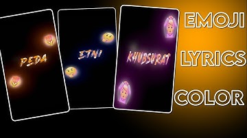 How to Alight Motion emoji Lyrics EditingTrend Lyrical Status Editing Marathi Editing |Bittu ki Tech