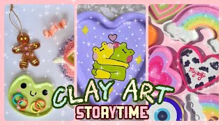 🖌 Clay Art Storytime 🎭 | My 10 year old neighbor broke my heart 😢