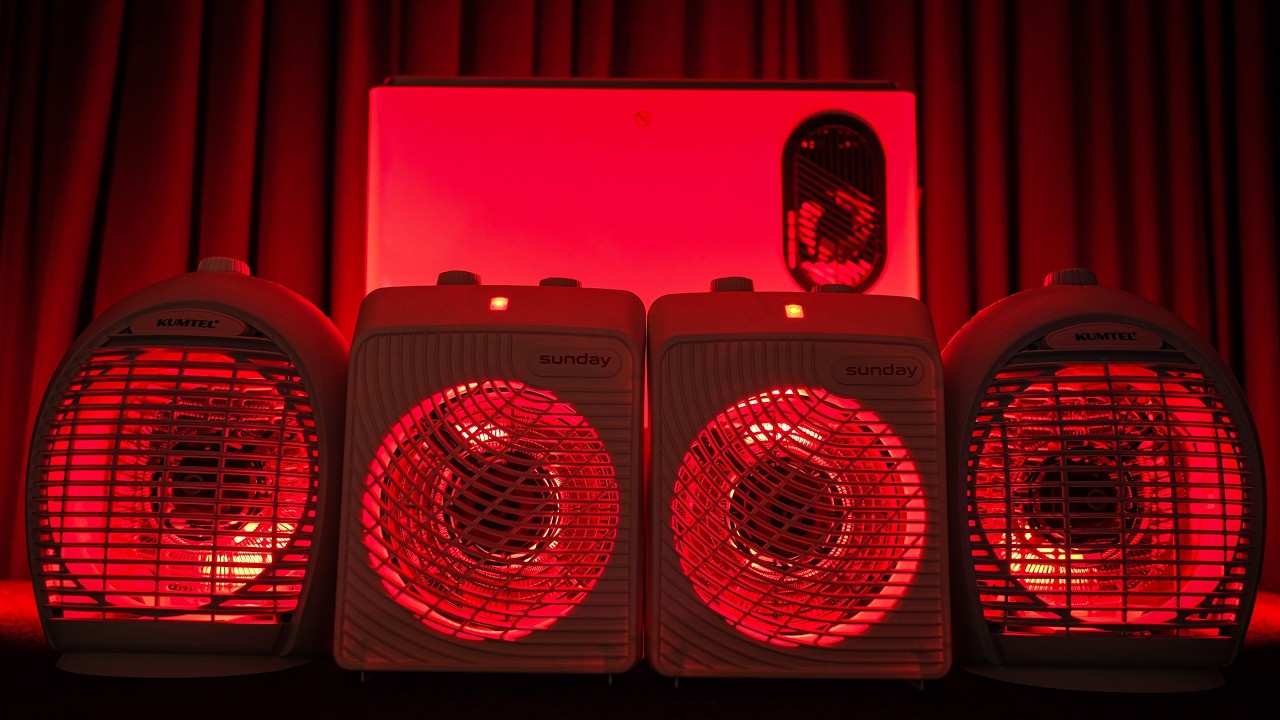 💤 5 Cozy Heater Sounds for Deep Sleep | Warm White Noise 😴