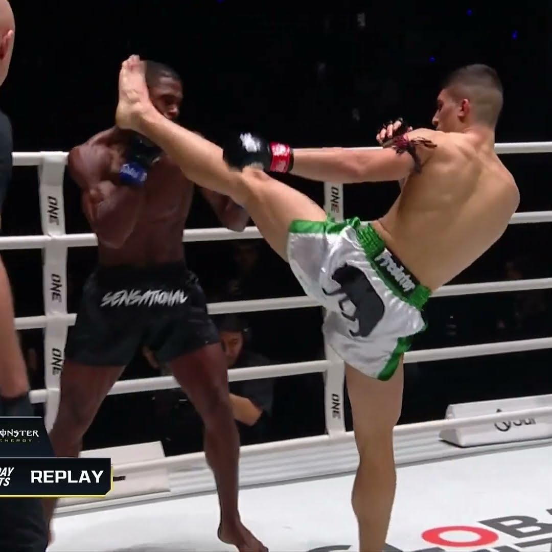 HEAD KICK KO ? Alessio Malatesta stops Fabio Reis in the opening frame!