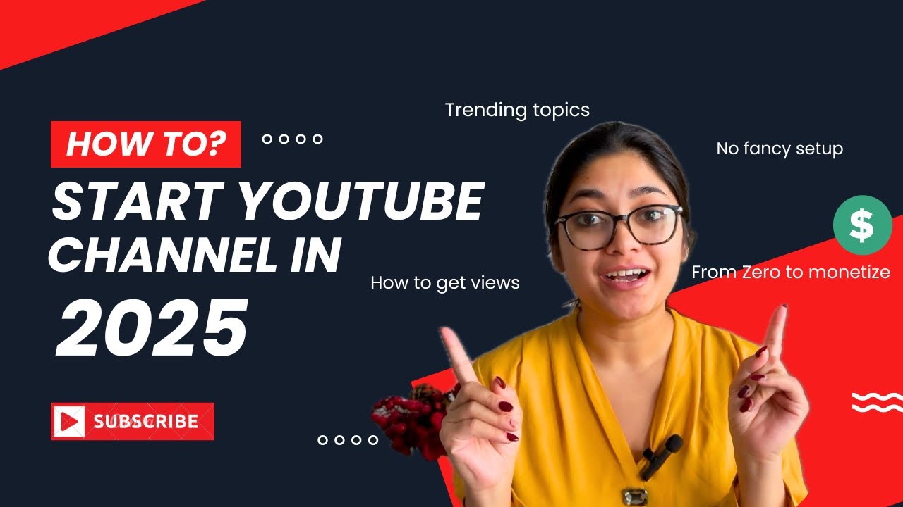 How to start A YouTube channel in 2025 for all Beginners - YouTube