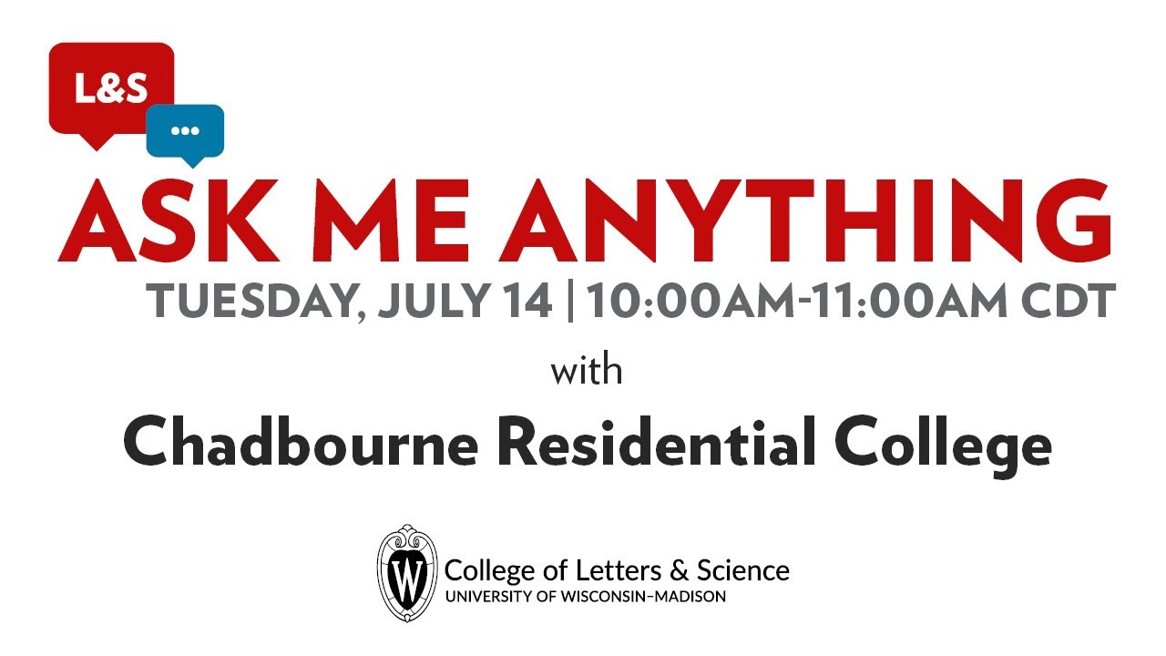 Ask Me Anything Chadbourne Residential College YouTube