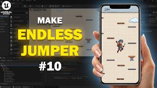 Game Over & Widget in Unreal Engine 5 | 2D Endless Platformer - Part 10 | Beginner Friendly