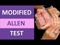 Modified Allen Test Quiz
