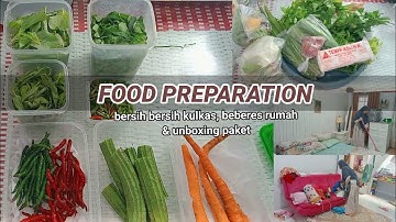 BERSIH-BERSIH KULKAS || FOOD PREPARATION #dailyvlog RUTINITAS IRT