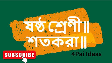 Understanding Percentages: Class VI Mathematics Explained| শতকরা