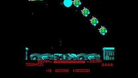 R-Type on an Amstrad CPC 6128