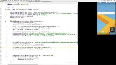 Demo of the Anyline® OCR SDK Auto Mode