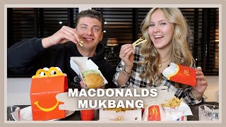 MACDONALDS MUKBANG met rick?? Hoe hebben wij elkaar leren kennen Q&A || Joanne Keijzer