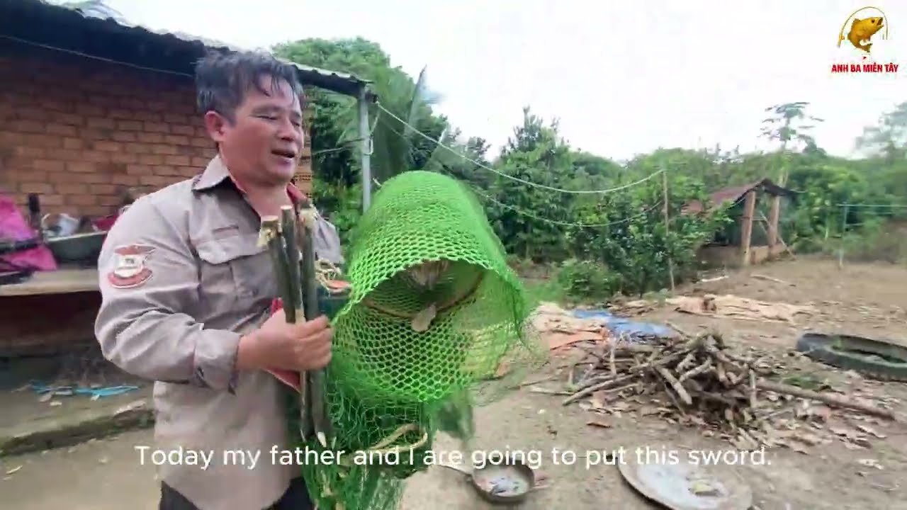 AFTERNOON FISH TRAP SETTING in a Quiet Tây River Stream – Something feels off…