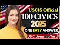 2025 random 100 civics questions and answers - U.S. citizenship interview I N400 Interview #n400