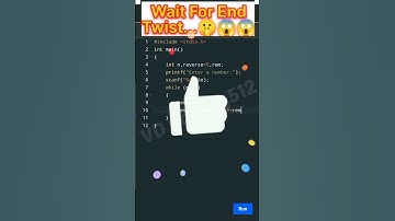 Program to print reverse of a number in c|Print reverse number in c|Reverse number in C| #shorts