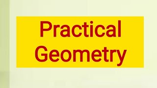 Practical Geometry | construction of Triangles| Parallel Lines