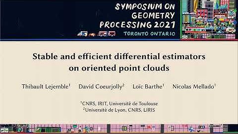 Stable and Efficient Differential Estimators on Oriented Point Clouds