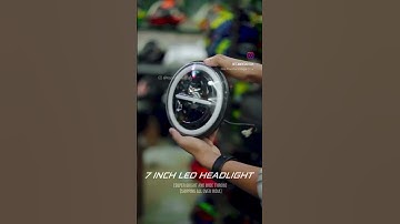 7 Inch Led Headlight | #helmet #bikehelmet #automobile #bike #bikehelmets #rider #bikeaccessories