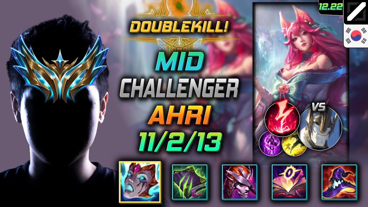 Challenger Mid Ahri Build Liandry's Anguish Electrocute - Ahri Mid vs ...