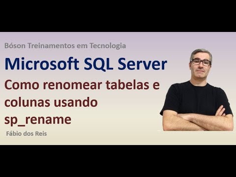 Vídeo: Como renomear o nome da coluna no sql?